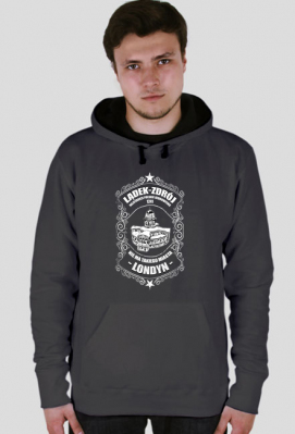 Bluza Męska  - Nie ma takiego miasta – Londyn! Jest Lądek, Lądek-Zdrój. - Nie ma takiego miasta – Londyn! Jest Lądek, Lądek-Zdrój, tak...