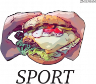 Koszulka męska „Sport Burger” - różne kolory