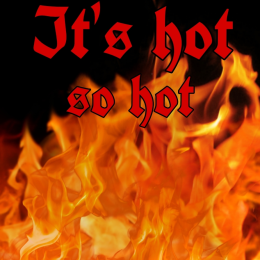 Poduszka It's hot FULLPRINT