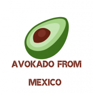 Koszulka avocado from Mexico