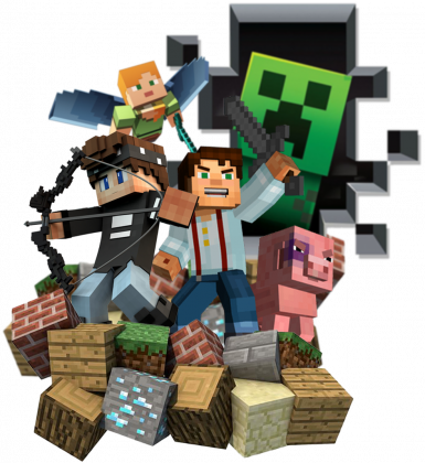 Bluza Męska z Kapturem Minecraft