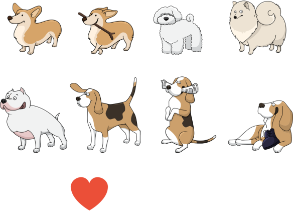 I Love Dogs - Kocham psy- pieski - Psy
