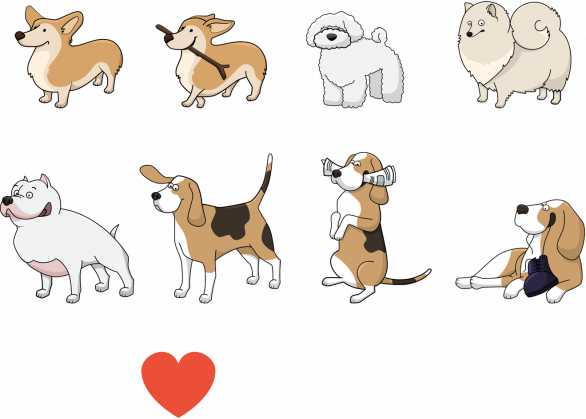 I Love Dogs - Kocham psy- pieski - Psy