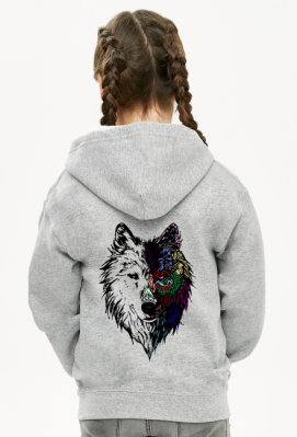 Bluza z kapturem Wilk - LavishIaga