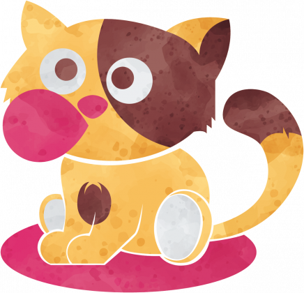 Watercolor Cat