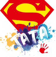 Bluza z Kapturem dla Dziecka - Bluza z kapturem logo Super Tata