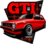 Golf MK1 GTI - Czerwony