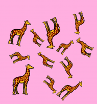 Poduszka Żyrafa
