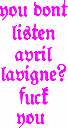 koszulka avril lavigne v1