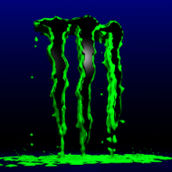 Kubek z logo monster Energy