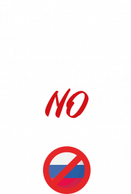 Koszulka "WE SAY NO RUSSIA"