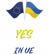 Kubek " WE SAY YES UKRAINE"