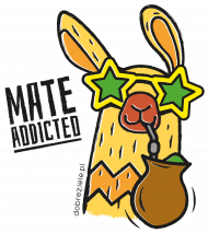 Lama Mate Addicted - koszulka damska