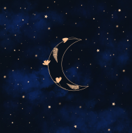 Poduszka - mistyczny księżyc
