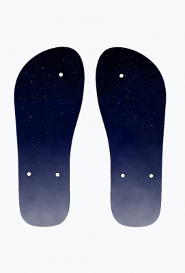 Klapki - nocne niebo - adadesign