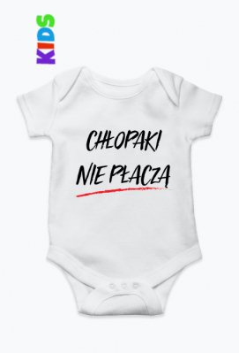 Chłopaki nie płaczą body dla chłopca - tata roku 