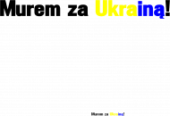 Bluza Murem za Ukrainą