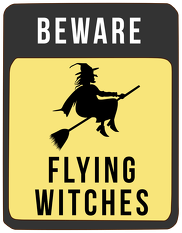 Kubek Beware Flying Witches