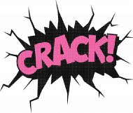 T-shirt "crack"