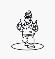 CCSQ Bluza Simpsonowie 3