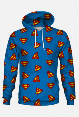 Bluza Kangur FullPrint Superman - Matiz Shop