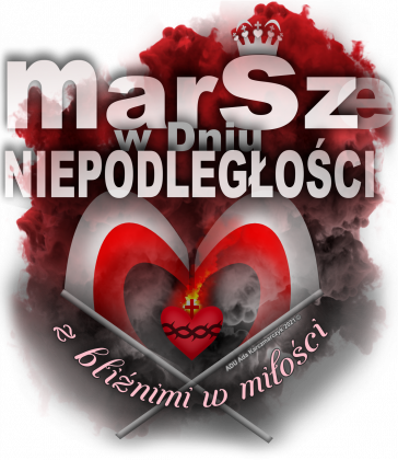 Koszulka "Marsze w Dniu Niepodległości z bliźnimi w miłości"