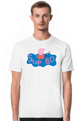 stop 60 świnka peppa pig koszulka konfident - Stop60-tka