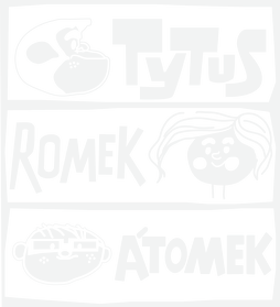 Plecak Czarny Tytus, Romek i Atomek
