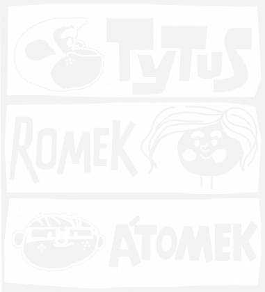 Koszulka dziewczęca Tytus, Romek i Atomek.