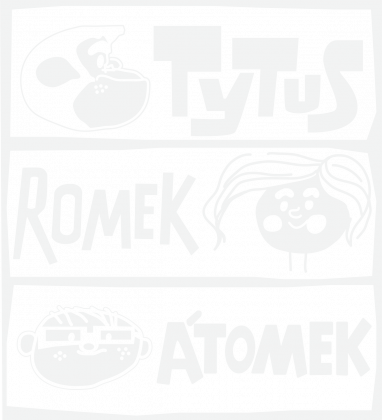 Koszulka męska odblask fluo Tytus, Romek i Atomek.