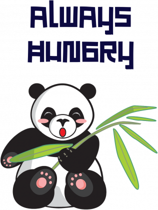 Always Hungry 2 - Koszulka z azjatyckim motywem