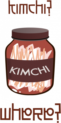Kimchi Lover - T-shirt z motywem koreańskim
