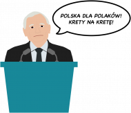 Jarosław Kaczyński Polska dla Polaków - koszulka męska