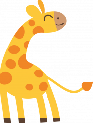 T-Shirt Żyrafa Dziewczynka