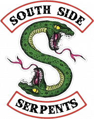 South Side Serpents - koszulka męska biała & kolor