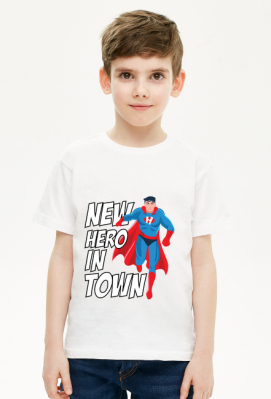 Koszulka "New Hero in Town" - superman - EntertainmentWorld