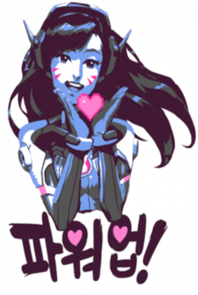 Overwatch D.va Kubek