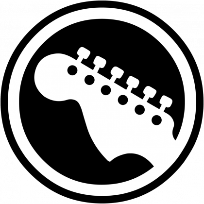 Guitar z napisem RB Polska