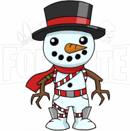 Bluza z kapturem Męska Bałwanik - Fortnite Edycja Limitowana