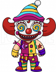Koszulka dla dziewczynki Klaun - Fortnite Limitowana Edycja