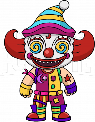 Koszulka dla dziewczynki Klaun - Fortnite Limitowana Edycja
