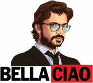 BLUZKA NA DŁUGI RĘKAW '' DOM Z PAPIERU - BELLA CIAO'' HIT - SUPER PREZENT!