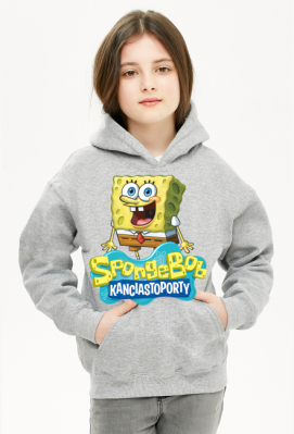 BLUZA Z KAPTUREM DLA DZIEWCZYNKI! ''SPONGEBOB KANCIASTOPORTY'' HIT! - NewStore