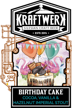 KOSZULKA KRAFTWERK - BIRTHDAY CAKE + NIE LEJEMY biała/