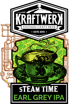 KOSZULKA KRAFTWERK - STEAM TIME + NIE LEJEMY /biała/
