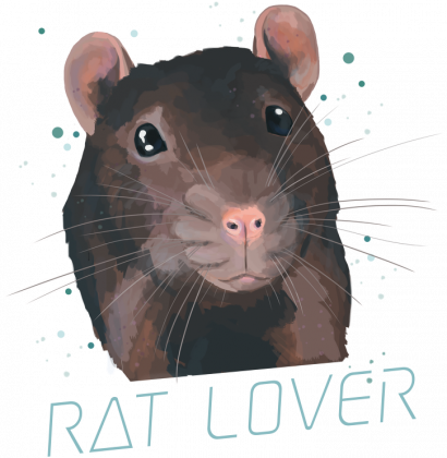 Rat Lover - koszulka damska