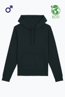 Eco bluza z kapturem męska czarna - DRUMMER