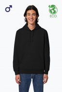 Eco bluza z kapturem męska biała - DRUMMER