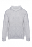 Unisex basic zipper hoodie