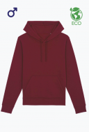 Eco bluza z kapturem męska czarna - DRUMMER